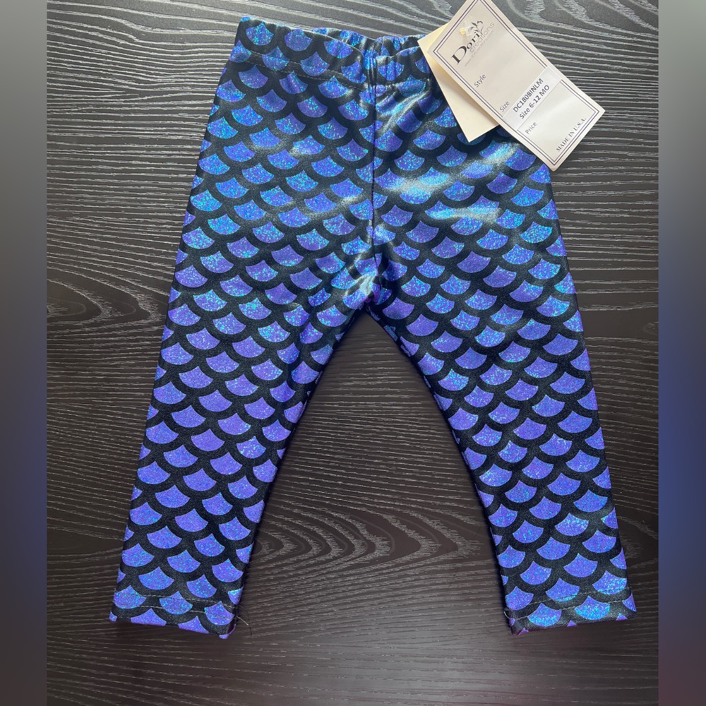 Dori Creations mermaid leggings. Super cute!! sz 6-12 months